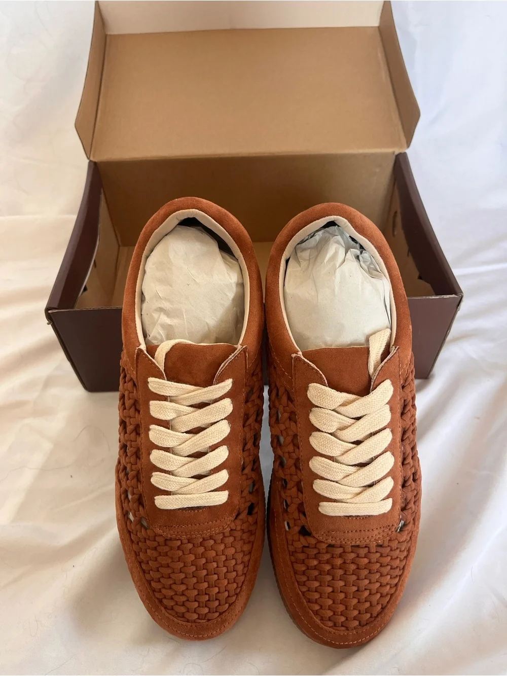 Crochet Lace-Up Summer Sneaker - New in Box